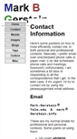 Mobile Screenshot of contact.gerstein.info